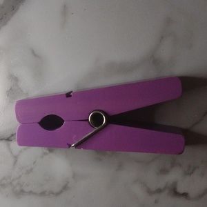 Giant Wooden Purple Clip